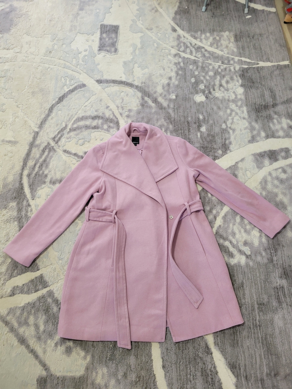 Women’s Dusty Pink Belted Coat by Reitmans Size XL